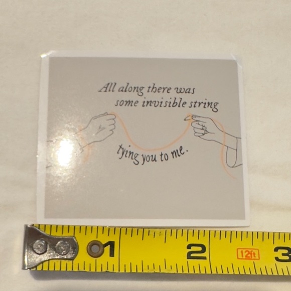 Taylor Swift Music Waterproof Sticker Invisible String Tying You To Me - Picture 2 of 3